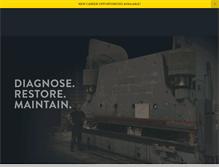 Tablet Screenshot of pressbrakerepair.com